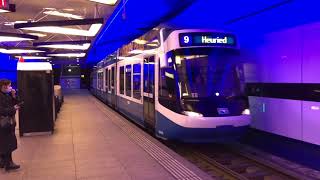 First person tram rides! Riding Zurich LRT (tram) on the underground sections (Tram2000, Cobra)