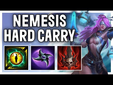 HARD CARRYING THE GAME WITH CRIT NEM - Nemesis Jungle Ranked Conquest