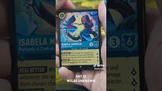 Day 21 of the Wilds Unknown. #packopenings #wildsunknown #disneylorcana #manchildsabrinacarpenter