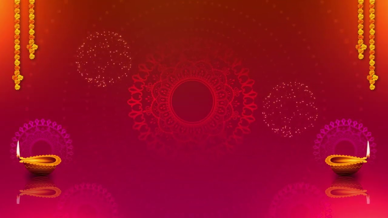 Animated Hd Diwali Background Video Effects | Free Backgrounds | Free Motion Backgrounds