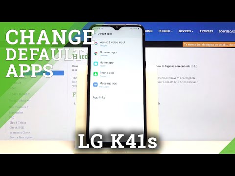 Adjust Default Apps - LG K41s & App Customizations