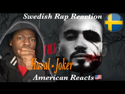 American Reacts to Swedish Rap! HAVAL - JOKER (LYRIC VIDEO)