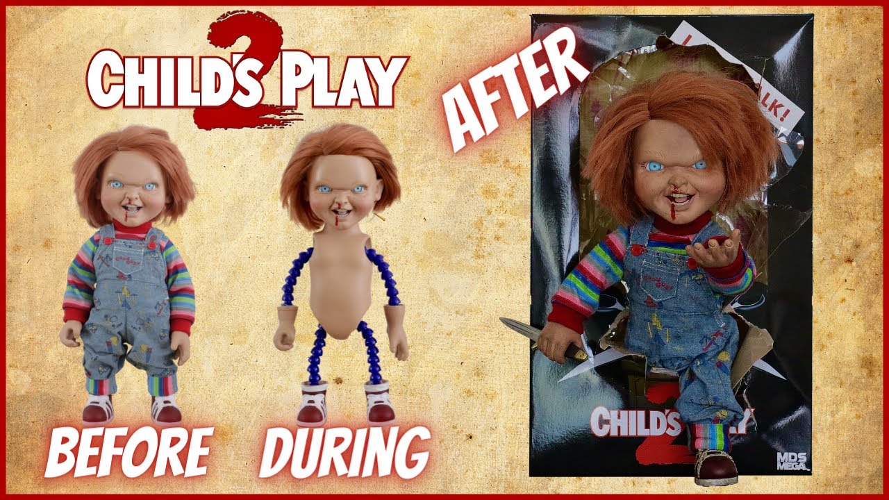 Mezco Child's Play 2 Chucky Figure Makeover- CHRIS' CUSTOM COLLECTABLES