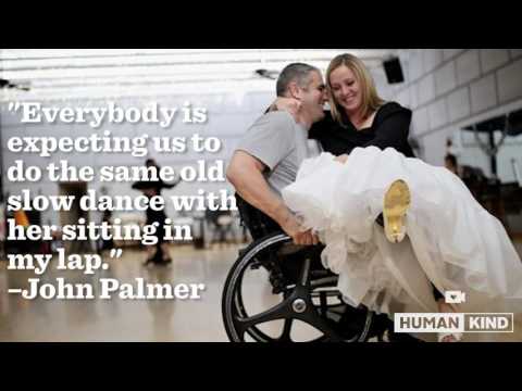 Surprise wheelchair dance wows at this wedding