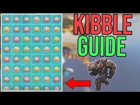 NEW KIBBLE GUIDE!!! ARK Augmented Kibble Taming Tutorial!
