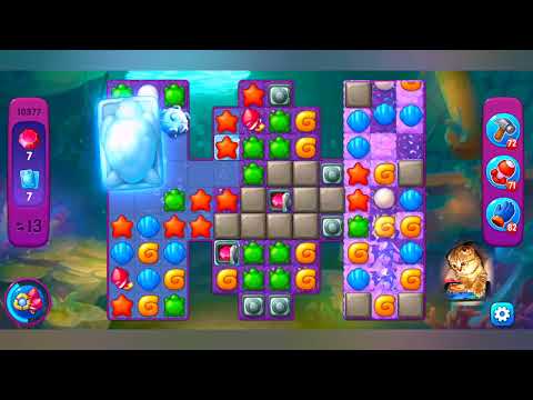 Fishdom,10377 level,no Booster - 10377 уровень, прохождение без бустеров.