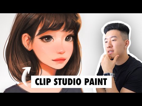 Trying CLIP STUDIO PAINT for the First Time! - First Impressions