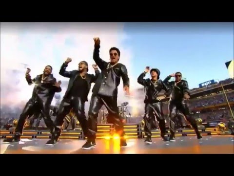 Uptown Funk Super Bowl 50 Halftime Show 2016 BRUNO MARS ONLY
