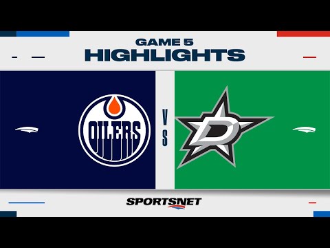 NHL Game 5 Highlights | Oilers vs. Stars - May 31, 2024