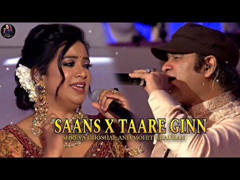 Saans x Taare Ginn||Shreya Ghoshal and Mohit Chauhan||live performance at Ananth and Radhika weeding
