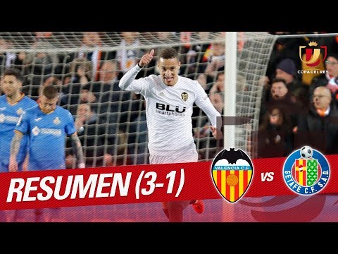 FC Valencia 3-1 FC Getafe Madrid   ( Copa del Rey ...