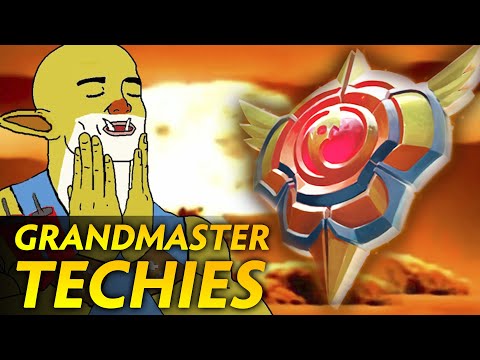 FIRST Techies GRANDMASTER — 30 level MOST HATED HERO in Dota