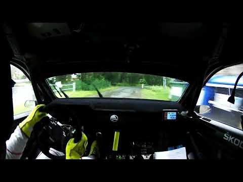 Rallye Plzeň 2025 - RZ1 Líšťany - Čerňovice - Karel Kupec & Ondřej Krajča - Škoda FABIA R5