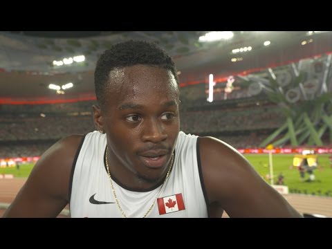 WCH 2015 Beijing - Aaron BROWN CAN 100m Heat 6