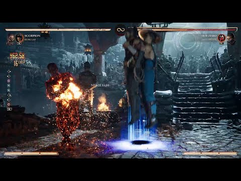 Scorpion & Kung Lao - 52% combo 2 bars (Mortal Kombat 1)