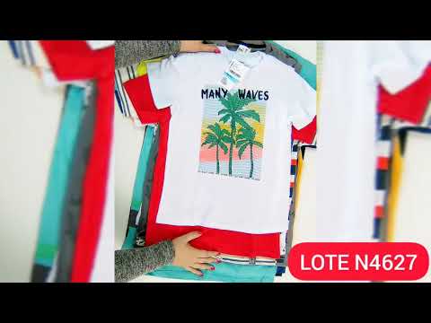 L-4627) KIT DE CAMISETAS: JUVENIL | 10-18 | 30 pçs