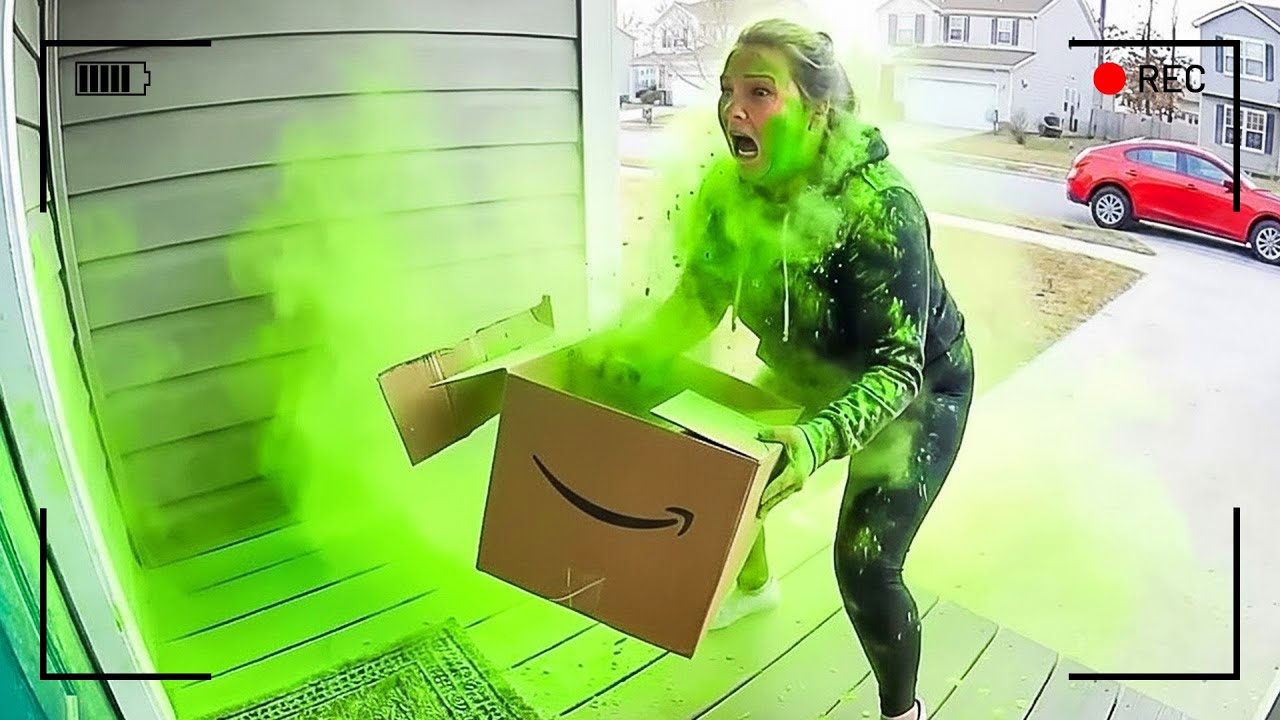 أصيب الجميع بالدهشة بعد رؤية تسجيل كاميرا المراقبة