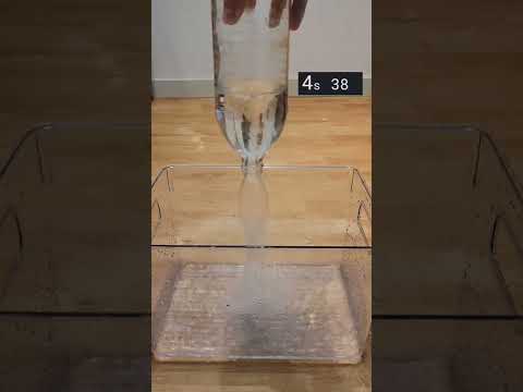 The fastest way to empty a bottle! #science #shorts #experiment