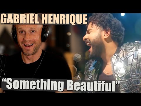 First time hearing Gabriel Henrique - Something Beautiful (Reaction & VOCAL ANALYSIS)