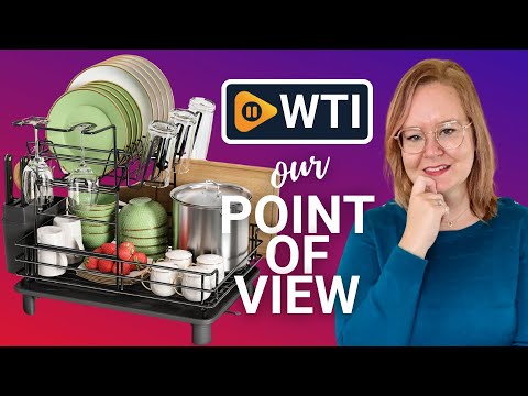 Qienrrae Dish Drying Racks for Kitchen Counter - WTI product video review
