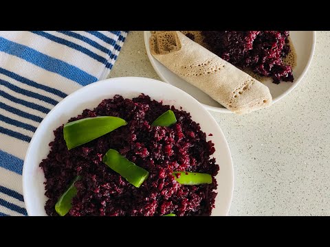 Ethiopian- Eritrean style beetroot recipe you must try!! #ethiopiancuisine #food #africanculture