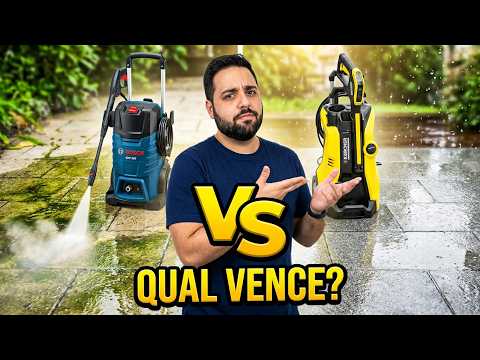 Bosch GHP 200 DESAFIA Kärcher K6 QUAL LAVADORA DE ALTA PRESSÃO VALE MAIS APENA HOJE?