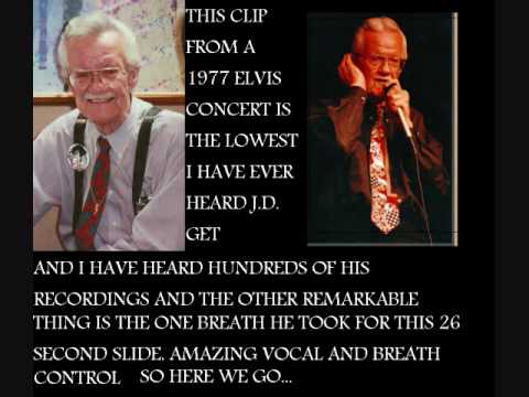 J.D. SUMNERS LOWEST NOTE