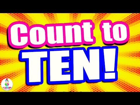 Learn to Count to Ten with Colors for Kids (with a Flying Astronaut)