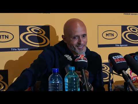 Mamelodi Sundowns coach Miguel Cardoso after their 1-1 draw against Orlando Pirates #MTN8 