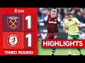 The Robins Set-Up Replay! | West Ham 1-1 Bristol City | Highlights | Emirates FA Cup 2023-24
