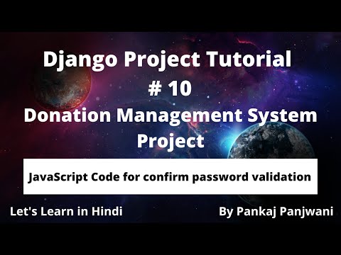 10 Python Django Project || Donation Management System || Hindi