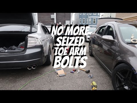 SPC toe arms, no more seized bolts on our Acura TL's
