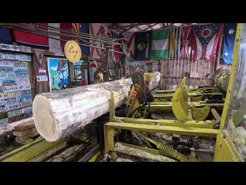 sawing 10-2x10 oak trailer decking # 685