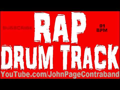 Hard 808 Rap Drum Beat Track Loop 91 bpm