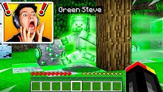 I FOUND GREEN STEVE IN MINECRAFT POCKET EDITION!