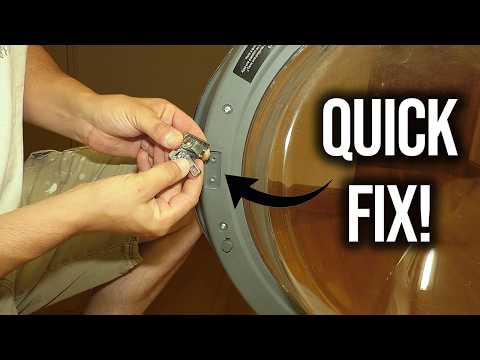 How to Fix a Broken Washing Machine Latch | Electrolux & Frigidaire Models