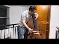 William Ash Body and Soul  Double Bass improvisation live in Medellín