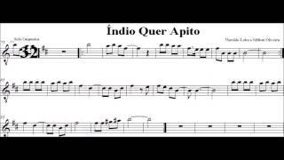 Índio quer apito - Marchinha de Carnaval - Partitura - Playback - Sax Alto