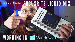Video thumbnail for FOCUSRITE LIQUID MIX - WINDOWS 10 HOW TO - WORKING! (2021) #FOCUSRITE by The Bunkhouse Studios