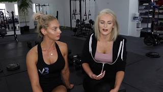 Q&A AT THE GYM + ADVICE W. MY TRAINER!!