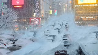 Ice Age in Asia is coming! Cities are buried under snow in Japan