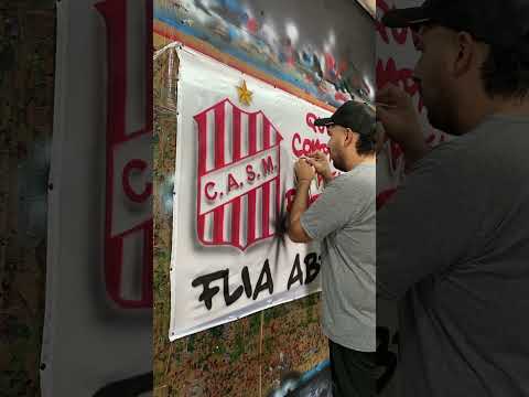 Bandera de San Martín de Tucumán escudo más frase