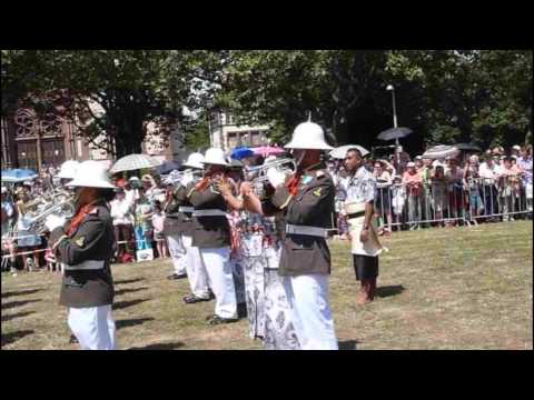 BASEL TATTOO 2013 parade freiburg  Royal Corps of Musicians Tonga 5