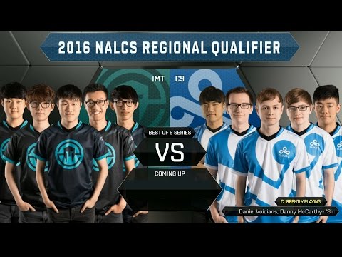 IMT vs C9 Game 1 Highlights - 2016 NALCS REGIONAL QUALIFIERS DAY 3