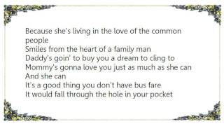 John Denver - The Love of the Common People Lyrics