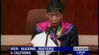 Rep. Maxine Waters on U.S. House Ethics and Newt Gingrich