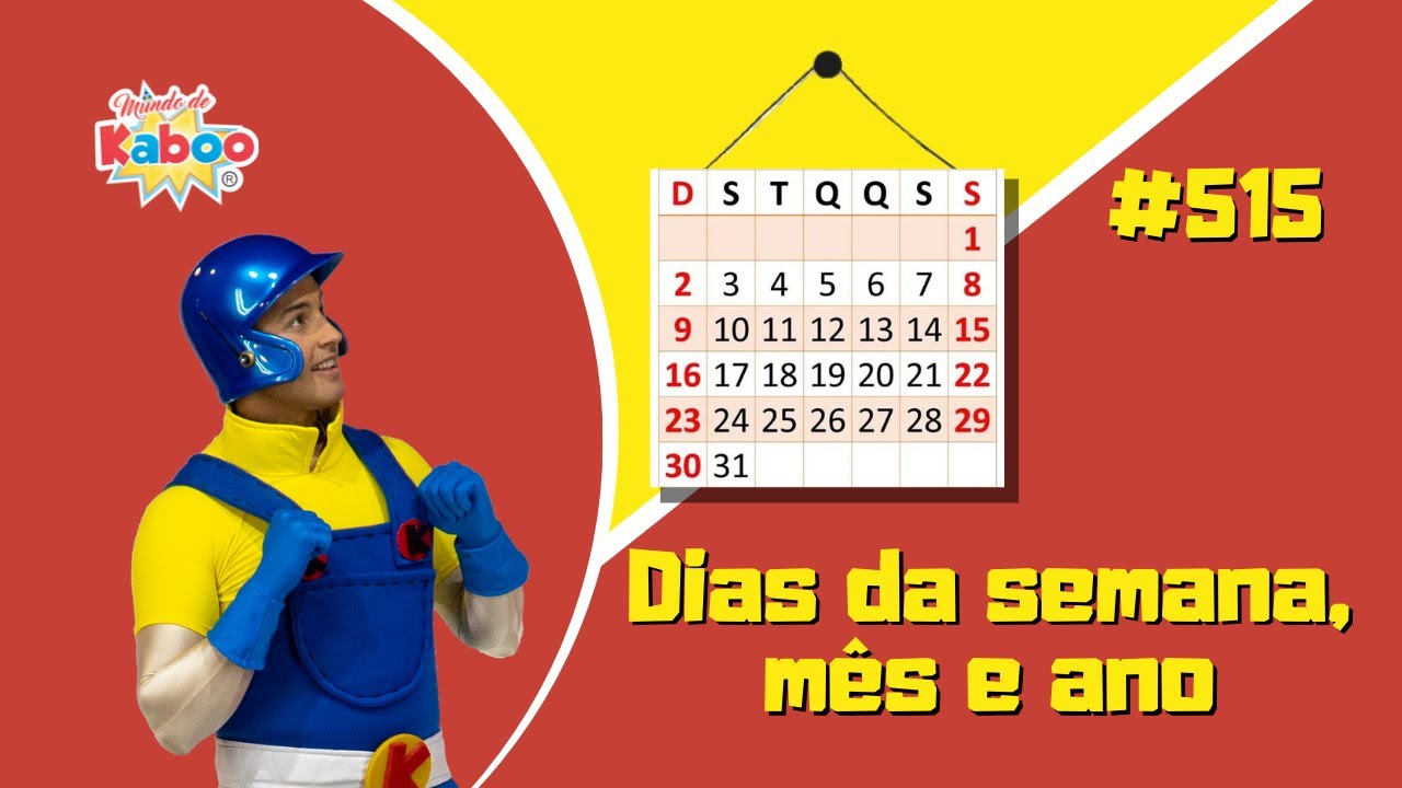 Aprendendo o calendário | Vídeo educativo infantil | Mundo de Kaboo