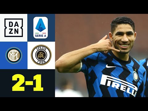 Hakimi und Lukaku sichern Inter Pflichtsieg: Inter Mailand - Spezia 2:1 | Serie A | DAZN Highlights
