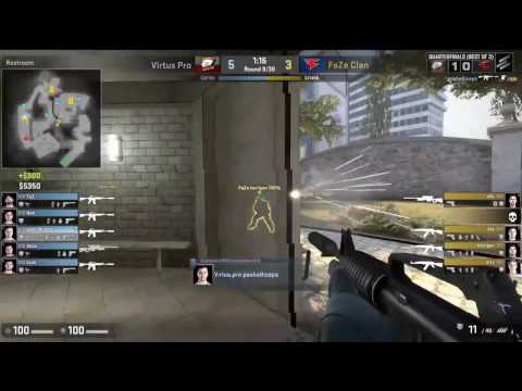 pashaBiceps's Ace with M4A1-S on Overpass vs FaZe @ ELEAGUE Season 2