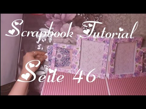 Seite 46 Scrapbook Tutorial pop up  Front Book